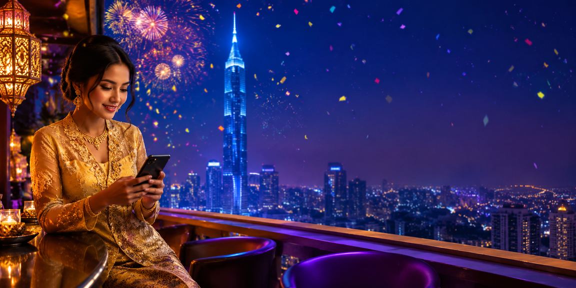 Pengalaman kasino mudah alih di Kuala Lumpur bertemakan kebaya tradisional